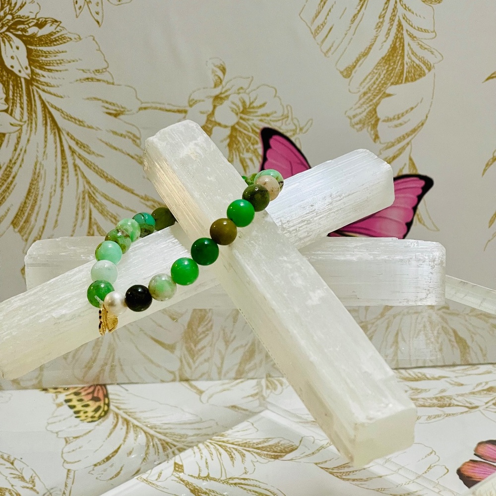 Chrysoprase Crystal Healing Bracelet